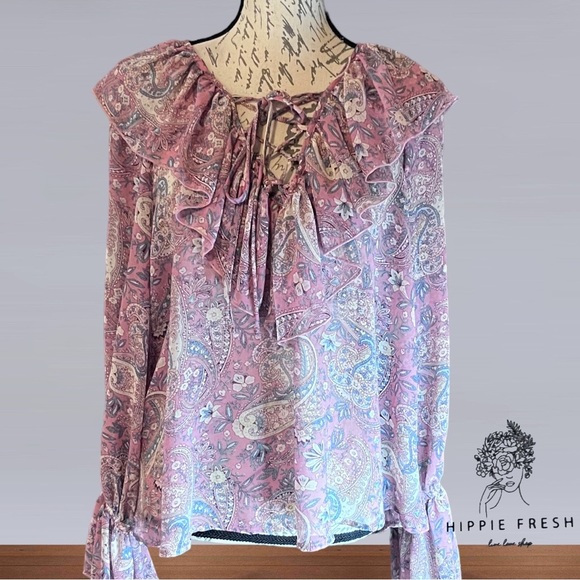 Show Me Your Mumu Elton Blouse Size M - Picture 5 of 9